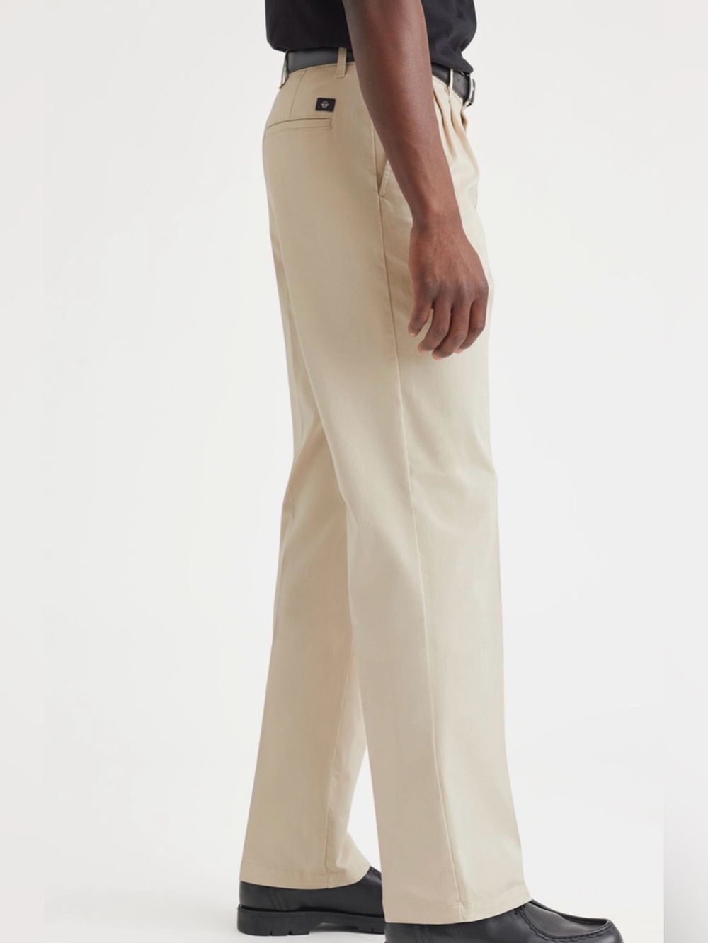 Dockers Men’s Classic Fit Pleated Chinos Pants - Cream/Stone - Size 34W
